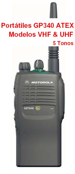 MOTOROLA GP340ATEXUHF