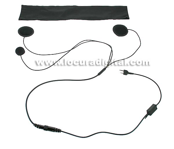 NAUZER KIM-55-SM   Headset Microphone Kit for use with helmet. For Alan Midland handhelds