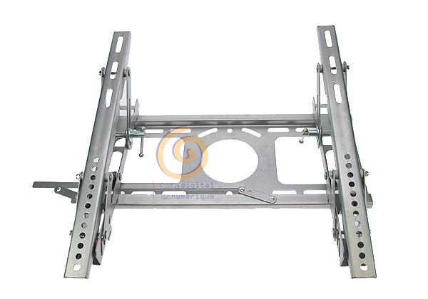 SOP2010PL tilt wall support for LCD, TFT or plasma. 23 to 33 inches. SILVER