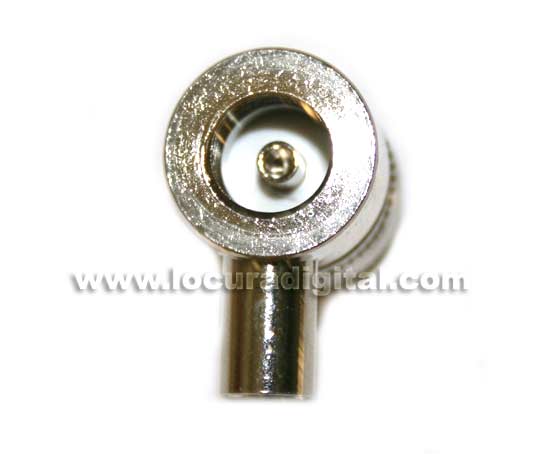 Conector PL Macho acodado