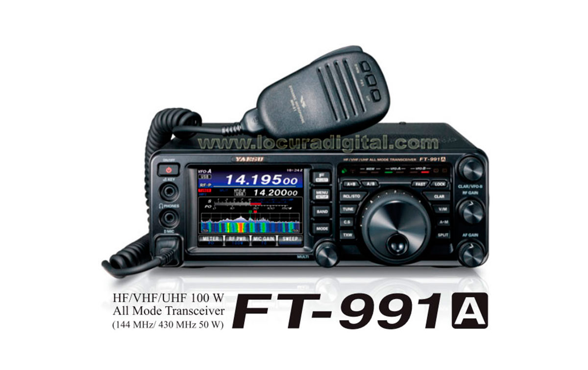 Yaesu Ft991a Multiband Transmitter Hf Vhf Uhf 1 8 54 Mhz 144 430 Mhz