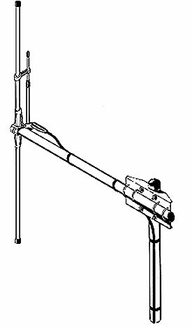 Antena dipolo SIRIO SD-FM con una cobertura de 87 a 194 Mhz, banda aérea,  radio comercial FM