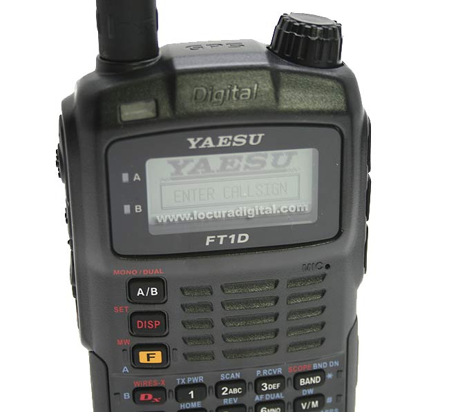 yaesu ft1dr bibanda 144/430mhz con gps