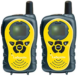 LAFAYETTE POCKET Color Amarillo. Walkie talkies sin licencia