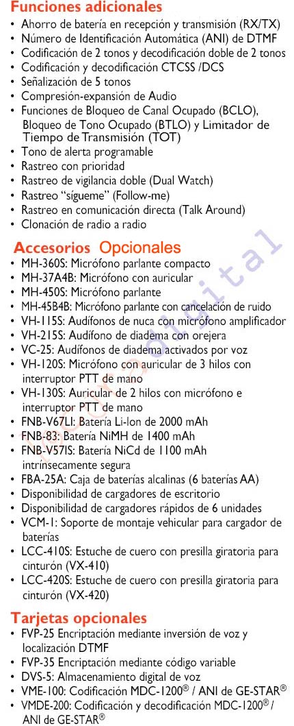 VERTEX STANDARD VX414ALTABODY