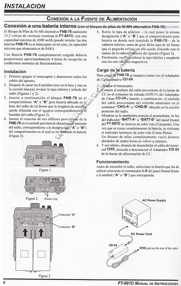 YAESU FNB78