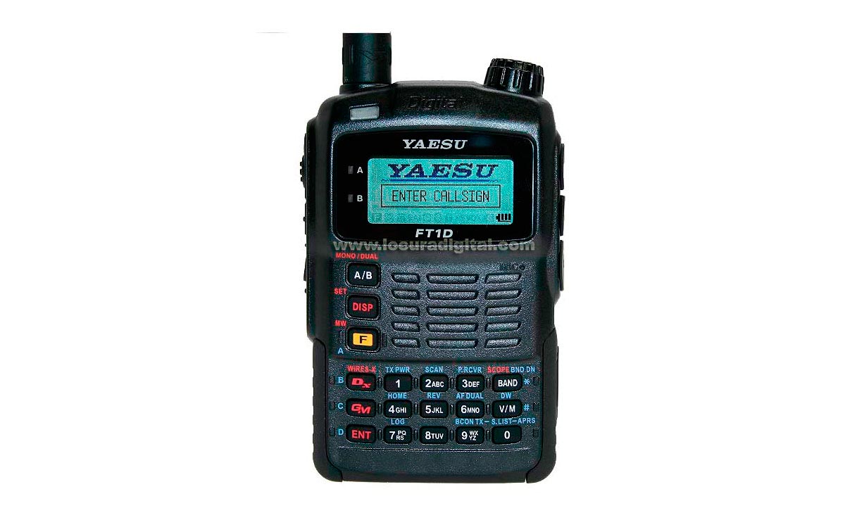 yaesu ft1dr bibanda 144/430mhz con gps