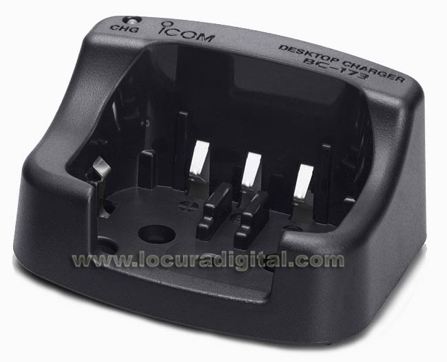 BC173 ICOM cargador lento de sobremesa para IC-M33, IC-M35 y GM-1600 