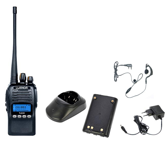 Luthor TL-630 walkie talkie homologado caza galicia
