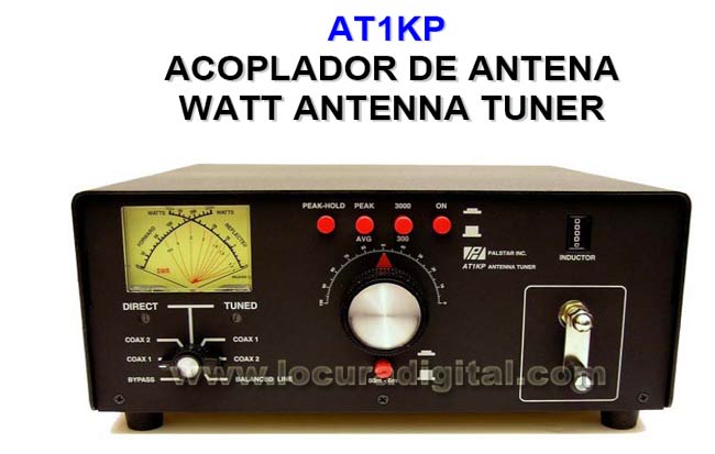 Palstar AT-1KP Acoplador de Antena  con medidor. Potencia maxima  1200 Watios 