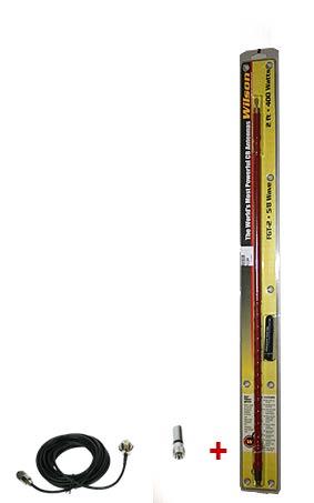WILSON FGT2C- RED Antena de fibra color rojo CB 27 Mhz. 95 cms. ADAPTADOR A PL BASE PL CABLE RG58 CONECTOR PL !! ANTENA COMPLETA !! 