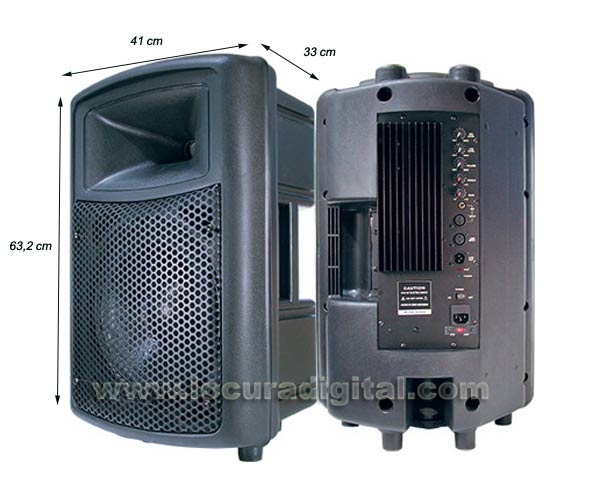 Barrister BAMP-12. Speaker with Integrated Amplifier 250 W.