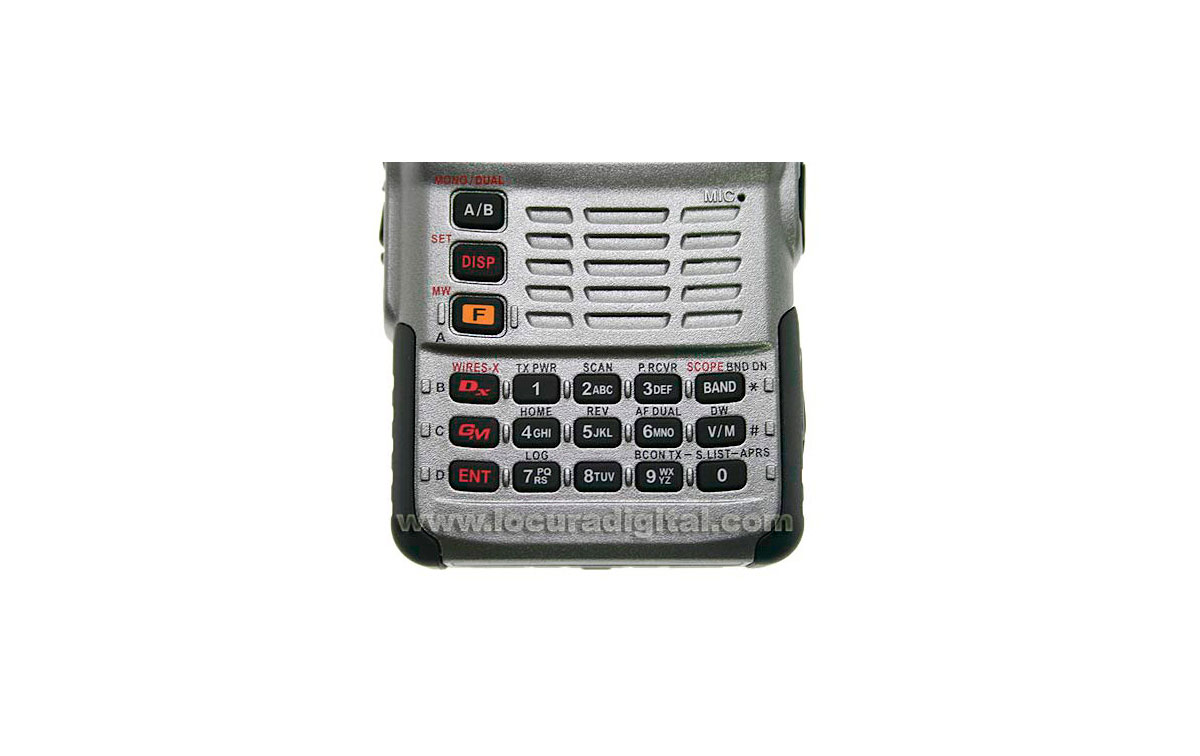 YAESU FT1D bibanda 144/430MHz con GPS. Dual Band Digital receptor digitales Radio Amateur. Color Plata