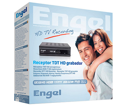 ENGEL RT-5260HD Receptor TDT HD Grabador ENGEL RT 5260 HD