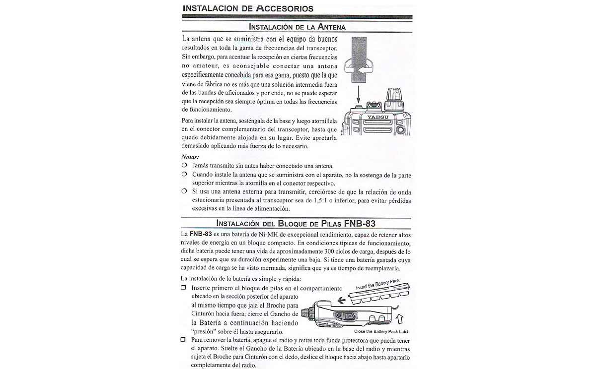 YAESU VX120LENTO