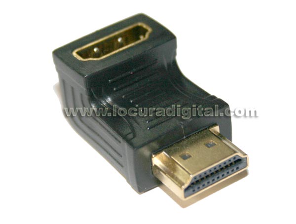 HDMI RIGHT ANGLE MALE FEMALE