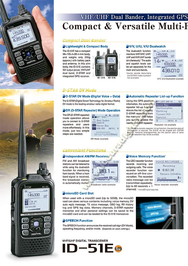 ICOM ID-51E Transceiver