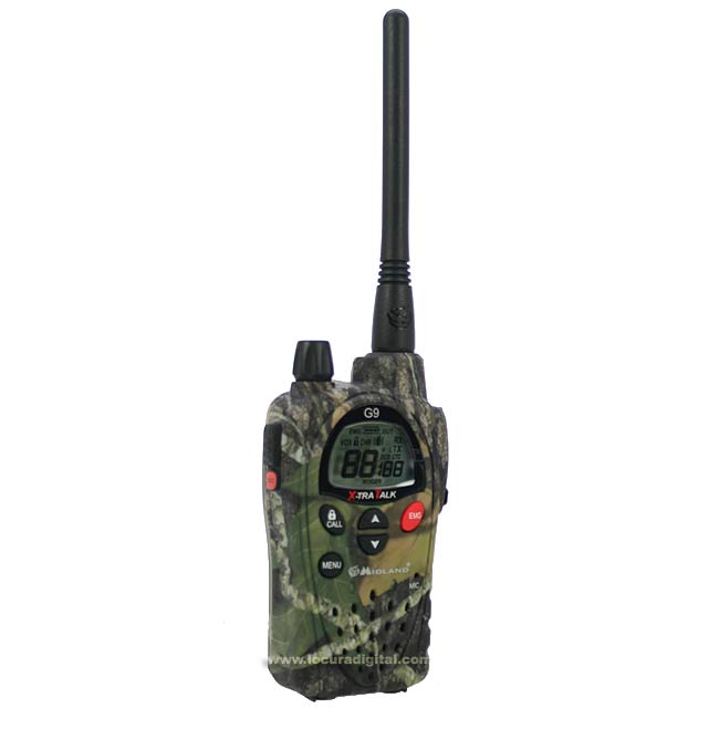 MIDLAND-G9 MIMETIC MIDLAND walkie uso libre PMR 446 !! NUEVO MODELO MIMETIZADO !!