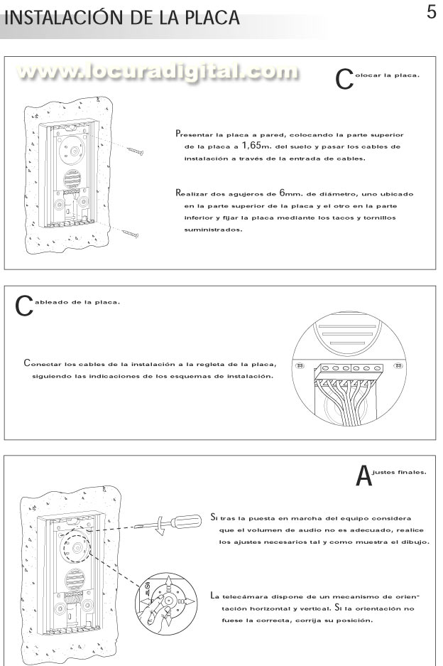 KIT SURF-7-SV-370-S COLOR VIDEO PORTERO SOLO CON DOS HILOS DEDE !! FACIL INSTALACION !!