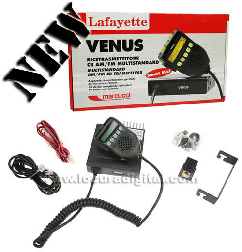 LAFAYETTE VENUS Emisora CB 27 Mhz. con subtonos.