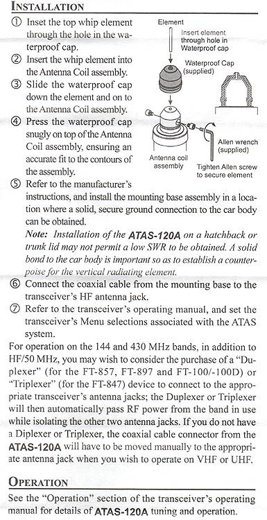 YAESU ATAS120