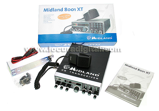 ALAN MIDLAND-bande lat?le CB XT.Emisora ??8001 Radio AM / FM / SSB! NOUVEAU MODELE!