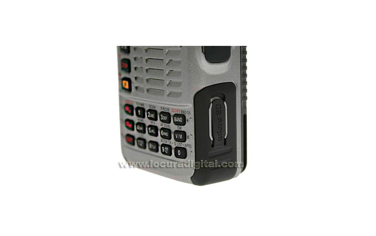 YAESU FT1D bibanda 144/430MHz con GPS. Dual Band Digital receptor digitales Radio Amateur. Color Plata