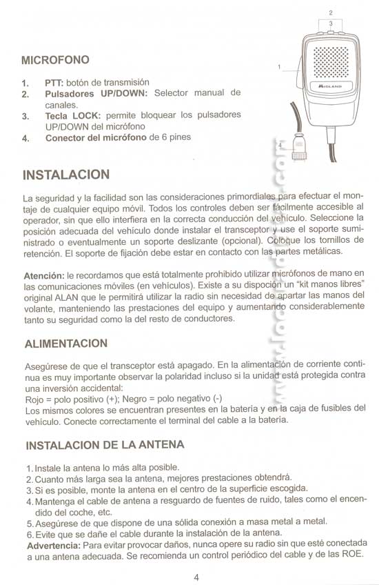 INSTRUCCIONES ALAN78