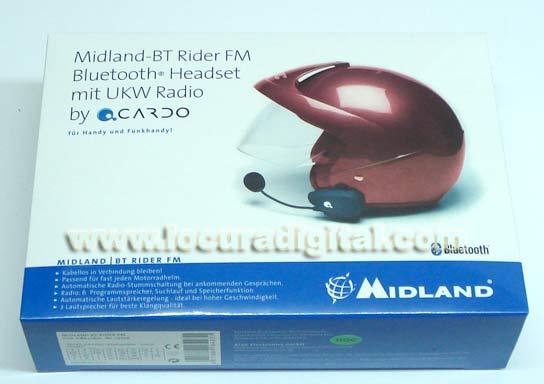 Communicateur moto MIDLAND BT RIDER FM