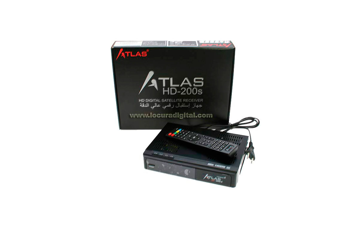 HD-200E Receptor Cristor Atlas HD de ALTA DEFINICION, dotado de doble tuner (doble sintonizador). Dispone de conexión RJ Ethernet , dos conexiones USB. 