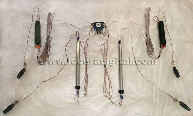 HF Dipole MALCOTT MAD50B5'S 10-15-20-40-80 Meters (total wire length 20 m), 1000 W PEP power