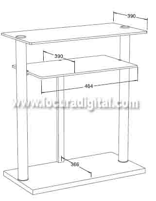 mesa modelo eifel 