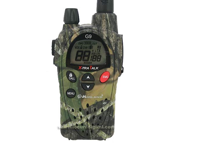 MIDLAND-G9 MIMETIC MIDLAND walkie uso libre PMR 446 !! NUEVO MODELO MIMETIZADO !!