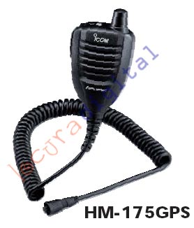 HM-175GPS Microaltavoz of lapel with GPS, IPX7