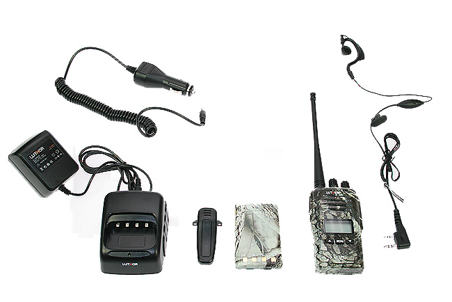 LUTHOR TL88 ELITE KIT1 PROFESSIONAL PMR 446 HANDHELD CAMOUFLAGE GREY COLOURS FOR FREE USE WITHOUT LICENSE. Rubber Earphone FOR FREE. NEW MODEL!!!