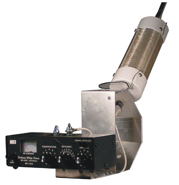 MFJ-1625  Antena para la banda de HF especial para montaje en balcon.