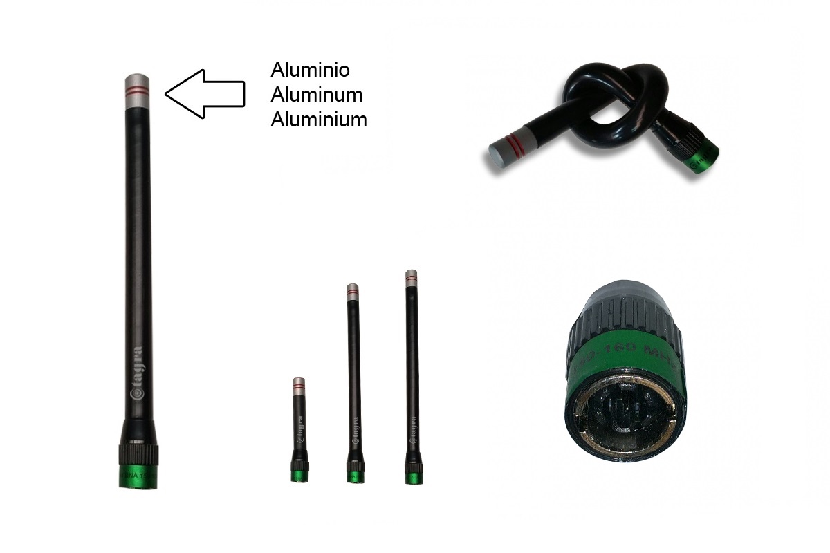 A144BNC ANTENA WALKIE CONECTOR BNC 140 150 MHZ