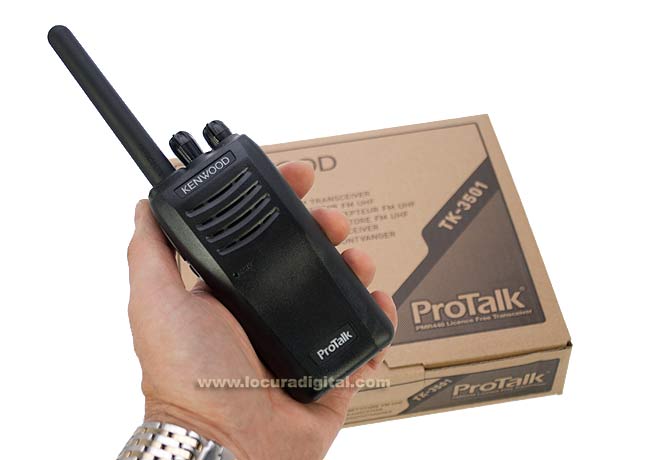 tk3501 kenwood walkie analógico pmr446 uso libre pinganillo de regalo