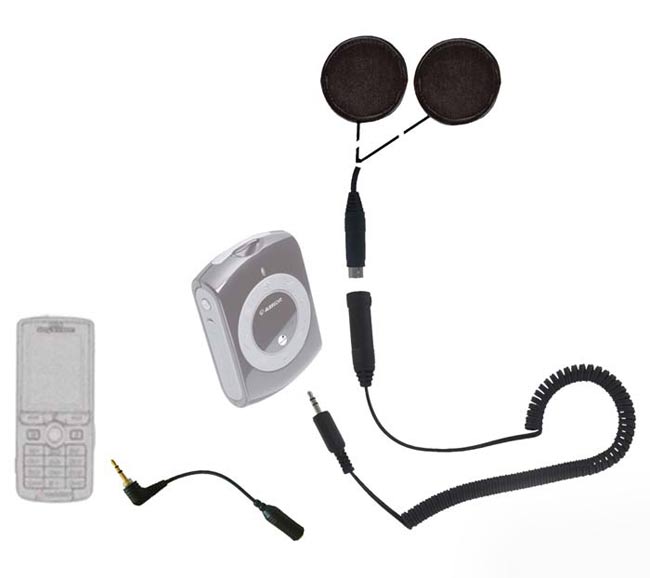 SHS300 Auriculares para casco especial iPod