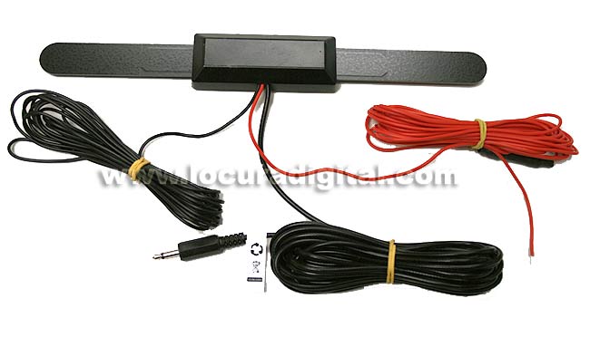 DVBT5 indoor amplified antenna car DTT digital TV.