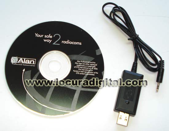 ALAN PRG450 Cable   Programming Software for Alan HP-450