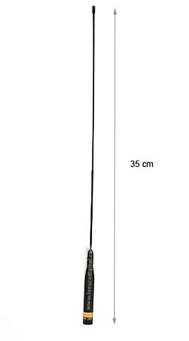 COMET AB35HS portable antenna for 118-136 MHz aircraft band and 230-360 MHz.