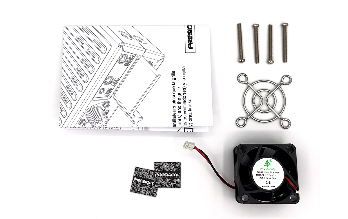 president acrmd-901 - ventilador para emisora president washington