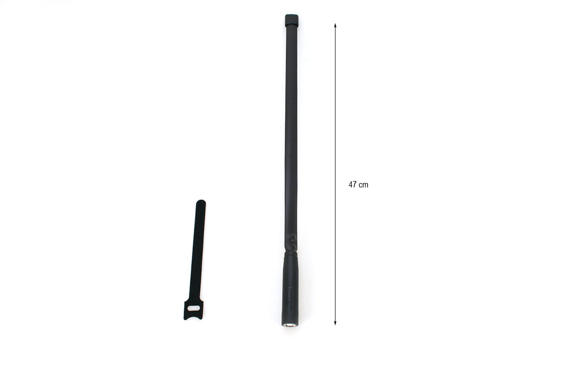 ACMR401 PRESIDENT Antena táctica CB 27 Mhz para walkies conector TNC