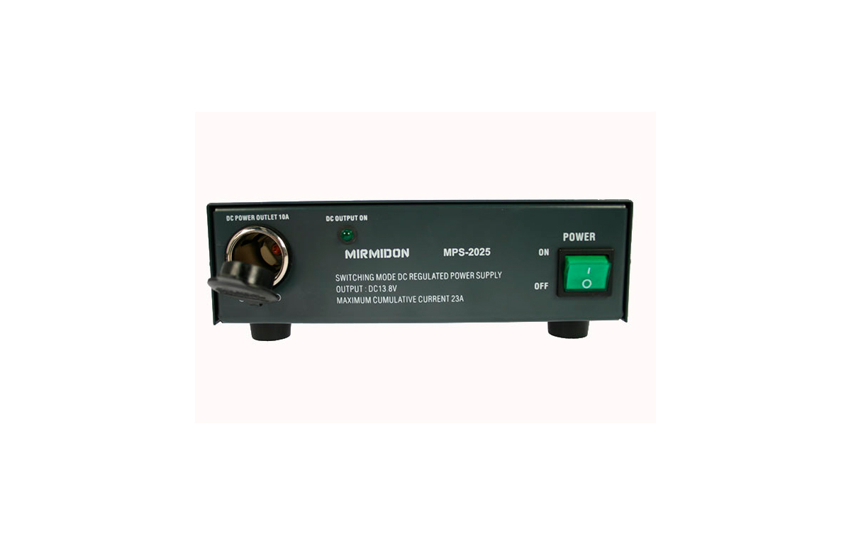 mps2025 mirmidon fuente alimentación conmutada 220volt ac/13,8dc, 25 amp.