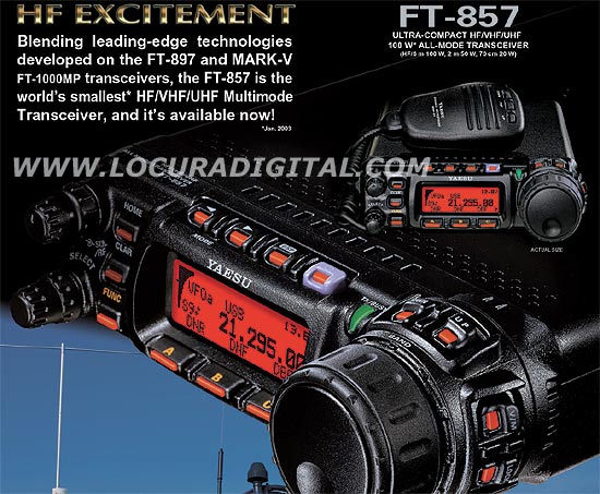 yaesu ft 857D transceiver