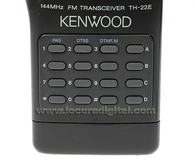 TECLADO DTMF S79041225 KENWOOD TH-22