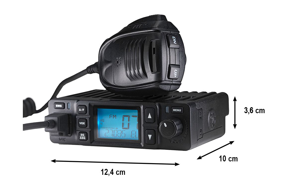 ALBRECHT AE 6290 Emisora CB 27 Mhz AM/FM, 12-24 volts. VOX, subtonos