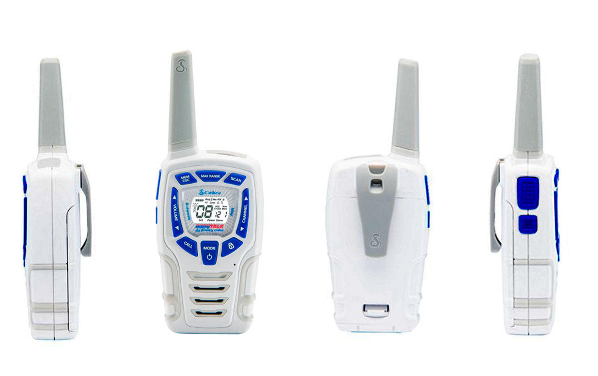 cobra am-845-sn pareja walkies pmr uso libre color blanco 