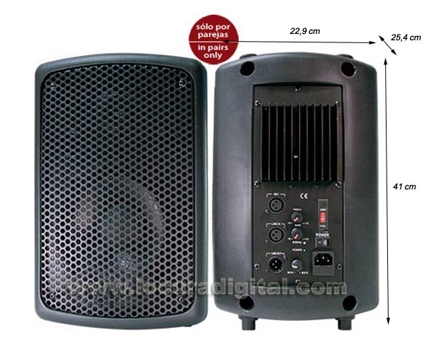 Barrister BAMP-08. Speaker with Integrated Amplifier 100 W.